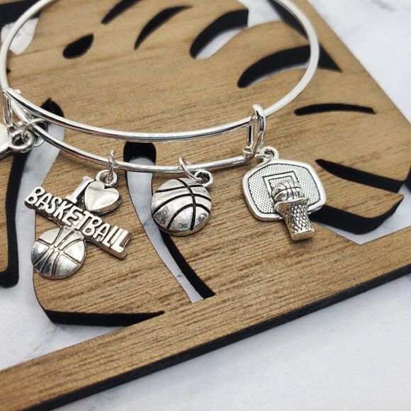 Basketball Mom Expandable Charm Bracelet - Picture 3 of 10